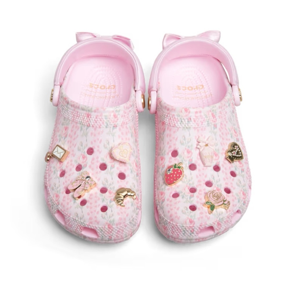 Crocs x LoveShackFancy - pink milk women W6 W7